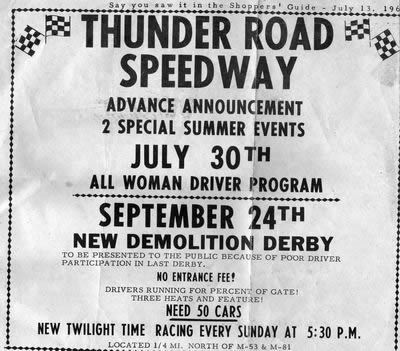 Thunder Road Speedway - From Brent Kostanko (newer photo)